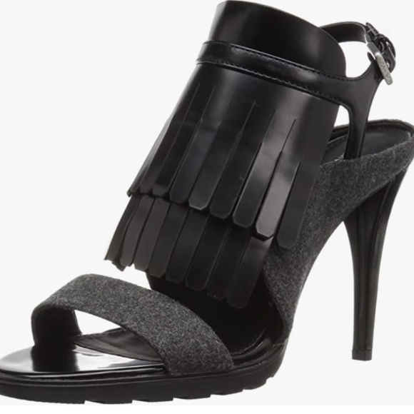 Calvin Klein Shoes - Calvin Klein Women's "Marin" Black/Gray Tuxedo Heel Size: 10M